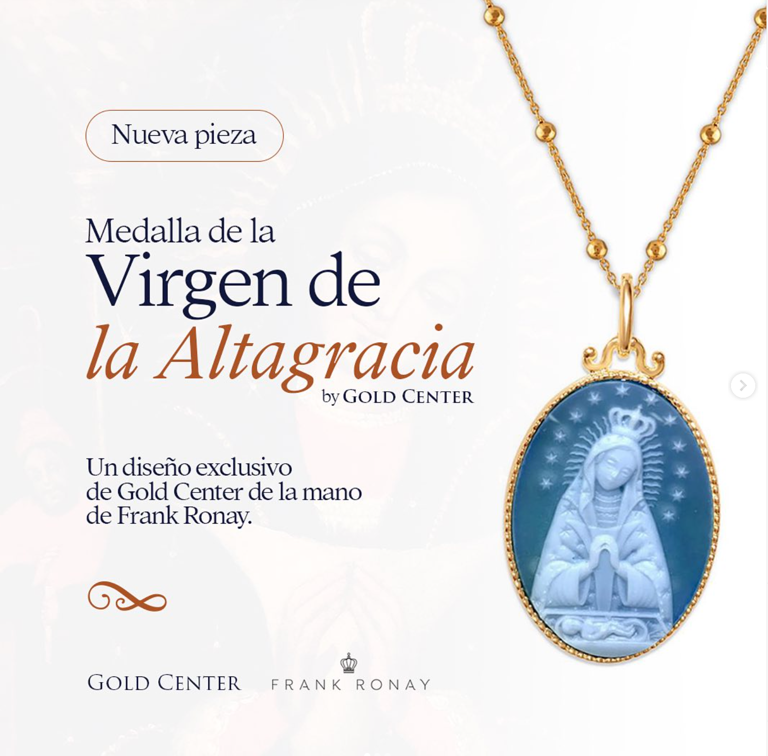 Embrace Divine Grace with Frank Ronay's La Virgen de Altagracia Medallion Collection