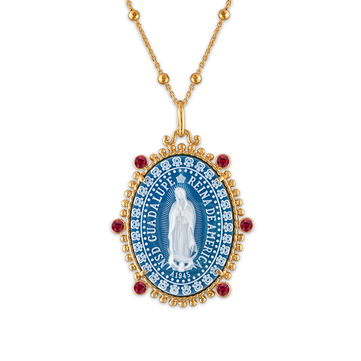 Reina Our Lady of Guadalupe Medallion - Ruby Edition – Frank Ronay